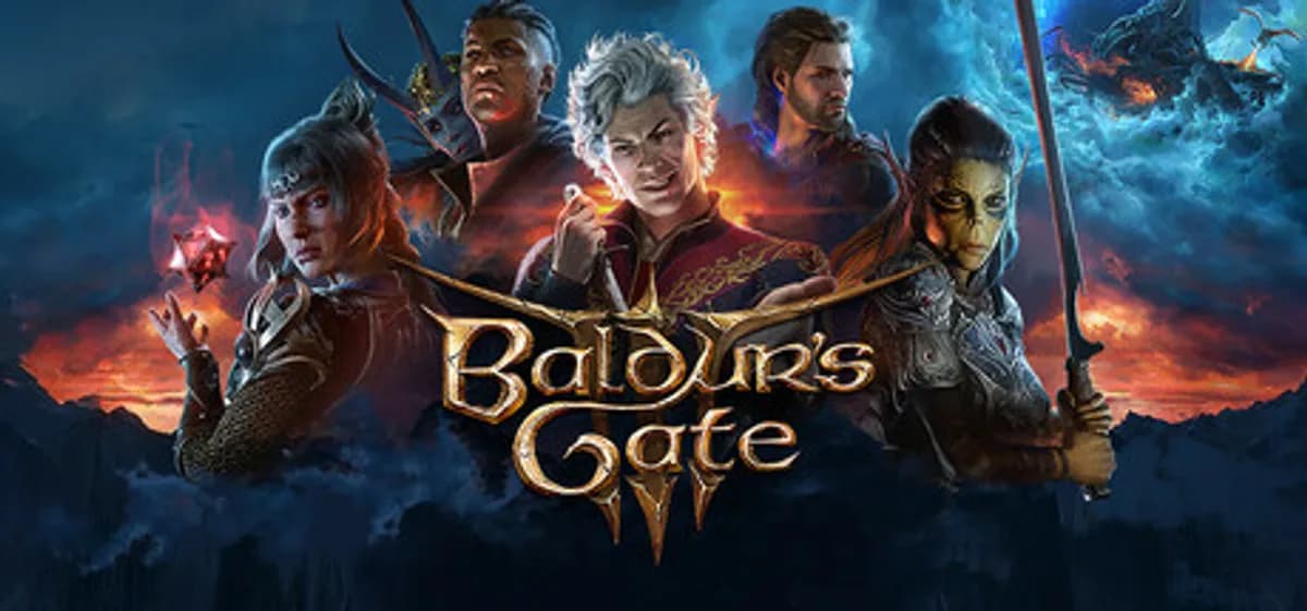 Logo chính thức Baldur's Gate 3 của Larian Studios