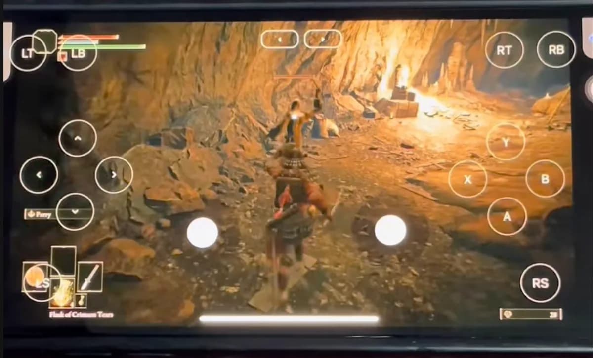 Gameplay Elden Ring thật qua Cloud PC Thinkmay — cùng nguyên lý áp dụng cho laptop văn phòng: xử lý ở server, thiết bị chỉ cần trình duyệt